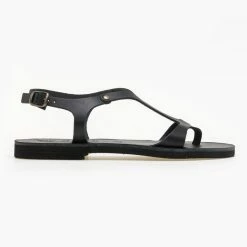 IRIS Basic δερμάτινα ίσια πέδιλα - Μαύρο 9 IRIS Basic δερμάτινα ίσια πέδιλα - Μαύρο -Σανδάλια κατάστημα basic dermatina isia pedila 90627 y4ub