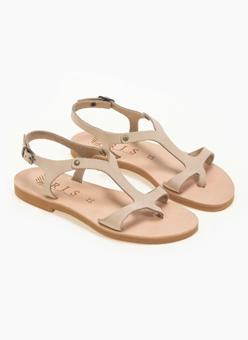 IRIS Basic δερμάτινα ίσια πέδιλα - Ζαχαρί 4 IRIS Basic δερμάτινα ίσια πέδιλα - Ζαχαρί - Image 2