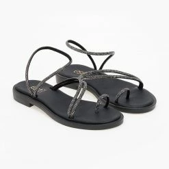 Σανδάλια Estil δερμάτινα με Strass λουράκια - Μαύρο 12 Σανδάλια Estil δερμάτινα με Strass λουράκια - Μαύρο -Σανδάλια κατάστημα dermatina estil sandalia me strass lourakia 100810 ub5z