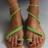 Σανδάλια Estil δερμάτινα με Strass λουράκια - Πράσινο 1 Σανδάλια Estil δερμάτινα με Strass λουράκια - Πράσινο -Σανδάλια κατάστημα dermatina estil sandalia me strass lourakia 104694 xtdi