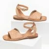 IRIS Πέδιλα ίσια δερμάτινα με πλεκτό Pattern - Φυσικό 2 IRIS Πέδιλα ίσια δερμάτινα με πλεκτό Pattern - Φυσικό -Σανδάλια κατάστημα dermatina isia pedila me plekto pattern 90963 rmld