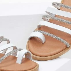 Δερμάτινα σανδάλια Estil με σειρές λουράκια - Λευκό 13 Δερμάτινα σανδάλια Estil με σειρές λουράκια - Λευκό -Σανδάλια κατάστημα dermatina sandalia estil me seires lourakia 100795 a8tu