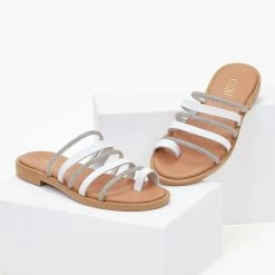 Δερμάτινα σανδάλια Estil με σειρές λουράκια - Λευκό 14 Δερμάτινα σανδάλια Estil με σειρές λουράκια - Λευκό -Σανδάλια κατάστημα dermatina sandalia estil me seires lourakia 100795 r0hu