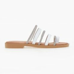 Δερμάτινα σανδάλια Estil με σειρές λουράκια - Λευκό 10 Δερμάτινα σανδάλια Estil με σειρές λουράκια - Λευκό -Σανδάλια κατάστημα dermatina sandalia estil me seires lourakia 100795 x8g7