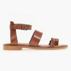 Πέδιλα Estil δερμάτινα με μπαρέτα - Ταμπά 9 Πέδιλα Estil δερμάτινα με μπαρέτα - Ταμπά -Σανδάλια κατάστημα estil dermatina flat pedila me mpareta 91446 gi4j