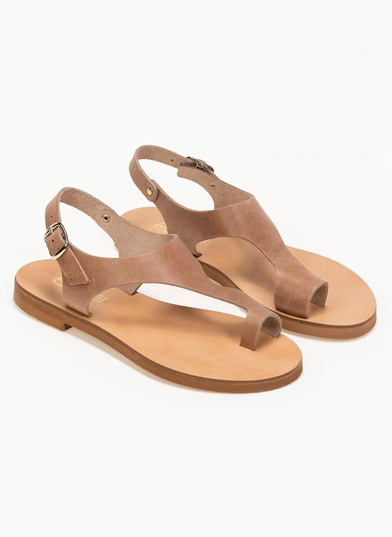 Πέδιλα Estil δερμάτινα ίσια - Πούρο 5 Πέδιλα Estil δερμάτινα ίσια - Πούρο - Image 3