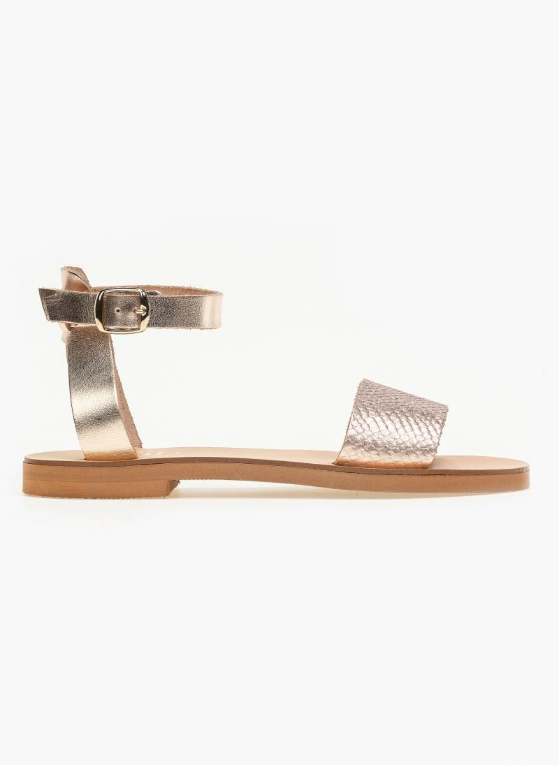 Πέδιλα δερμάτινα ίσια με Pattern Tfp - Χαλκός 8 Πέδιλα δερμάτινα ίσια με Pattern Tfp - Χαλκός - Image 6