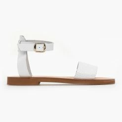 Πέδιλα δερμάτινα ίσια με Pattern Tfp - Λευκό 15 Πέδιλα δερμάτινα ίσια με Pattern Tfp - Λευκό -Σανδάλια κατάστημα estil dermatina isia pedila me pattern fidi 93194 ket3