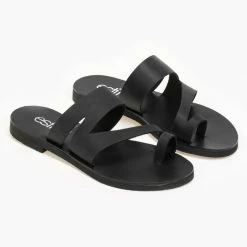 Σανδάλια Estil δερμάτινα με άνοιγμα στο πλάι - Μαύρο 8 Σανδάλια Estil δερμάτινα με άνοιγμα στο πλάι - Μαύρο -Σανδάλια κατάστημα estil dermatina sandalia me anoigma sto plai 91434 uhgd