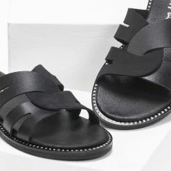 Σανδάλια δερμάτινα Estil με περαστές φάσες - Μαύρο 7 Σανδάλια δερμάτινα Estil με περαστές φάσες - Μαύρο -Σανδάλια κατάστημα estil dermatina sandalia me perastes fases 91162 1cco