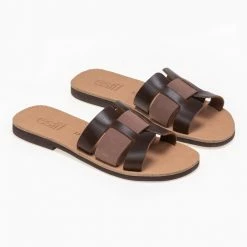 Σανδάλια Estil δερμάτινα με περαστή φάσα - Καφέ 8 Σανδάλια Estil δερμάτινα με περαστή φάσα - Καφέ -Σανδάλια κατάστημα estil dermatina sandalia me perasti fasa 91752 jpof