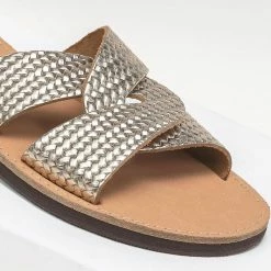 Σανδάλια Estil δερμάτινα με σχέδιο ψάθα - Χρυσό 7 Σανδάλια Estil δερμάτινα με σχέδιο ψάθα - Χρυσό -Σανδάλια κατάστημα estil dermatina sandalia me sxedio psatha 91779 l12l