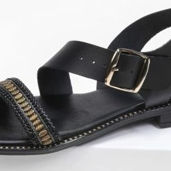 Πέδιλα Estil ίσια δερμάτινα με λοξή φάσα - Μαύρο 8 Πέδιλα Estil ίσια δερμάτινα με λοξή φάσα - Μαύρο -Σανδάλια κατάστημα estil isia dermatina pedila me loksi fasa 89687 r0pf