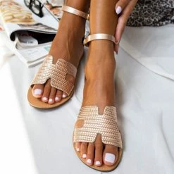 Estil ίσια πέδιλα με μπαρέτα - Χαλκός 9 Estil ίσια πέδιλα με μπαρέτα - Χαλκός -Σανδάλια κατάστημα estil isia pedila me mpareta 92099 o4vl