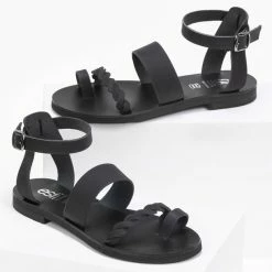 Πέδιλα δερμάτινα Estil Nubuck - Μαύρο 7 Πέδιλα δερμάτινα Estil Nubuck - Μαύρο -Σανδάλια κατάστημα estil nubuck dermatina pedila 91139 7pcm