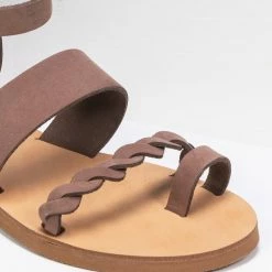 Πέδιλα δερμάτινα Estil Nubuck - Πούρο 8 Πέδιλα δερμάτινα Estil Nubuck - Πούρο -Σανδάλια κατάστημα estil nubuck dermatina pedila 91140 197p