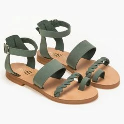 Πέδιλα δερμάτινα Estil Nubuck - Μέντα 10 Πέδιλα δερμάτινα Estil Nubuck - Μέντα -Σανδάλια κατάστημα estil nubuck dermatina pedila 91142 jwhb