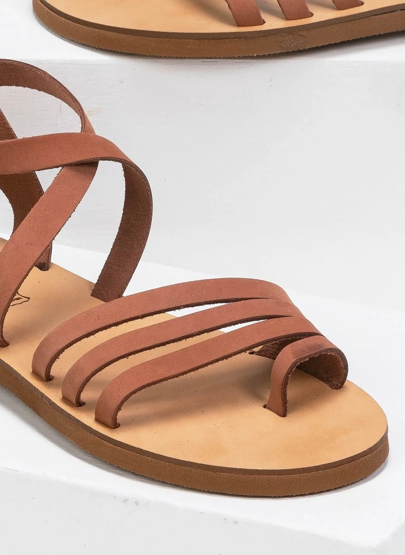 Πέδιλα φλατ Estil Nubuck - Κεραμιδί 5 Πέδιλα φλατ Estil Nubuck - Κεραμιδί - Image 3