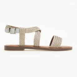 Xti Footwear Πέδιλα φλατ με πλεκτό σχέδιο Xti 42750 - Ζαχαρί 9 Xti Footwear Πέδιλα φλατ με πλεκτό σχέδιο Xti 42750 - Ζαχαρί -Σανδάλια κατάστημα flat pedila me plekto sxedio xti 42750 90358 1owd