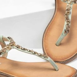 The Fashion Project Πέδιλα φλατ με σπείρες - Βεραμάν 9 The Fashion Project Πέδιλα φλατ με σπείρες - Βεραμάν -Σανδάλια κατάστημα flat pedila me speires 89163 ikbh