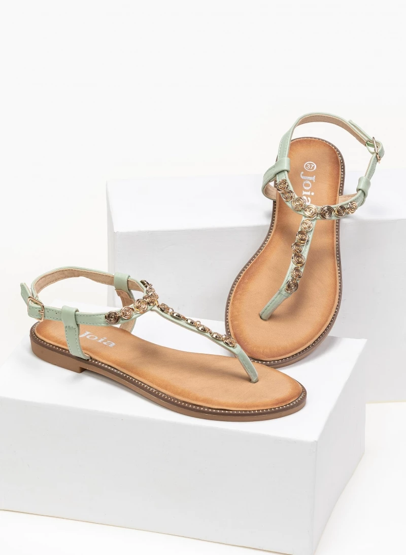 The Fashion Project Πέδιλα φλατ με σπείρες - Βεραμάν 4 The Fashion Project Πέδιλα φλατ με σπείρες - Βεραμάν - Image 2