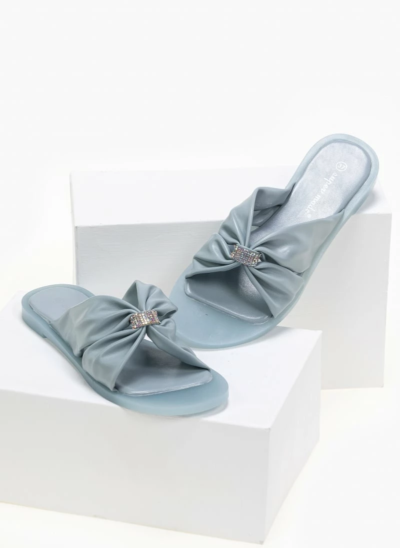 The Fashion Project Σανδάλια φλατ με Strass διακοσμητικό - Ραφ 5 The Fashion Project Σανδάλια φλατ με Strass διακοσμητικό - Ραφ - Image 3