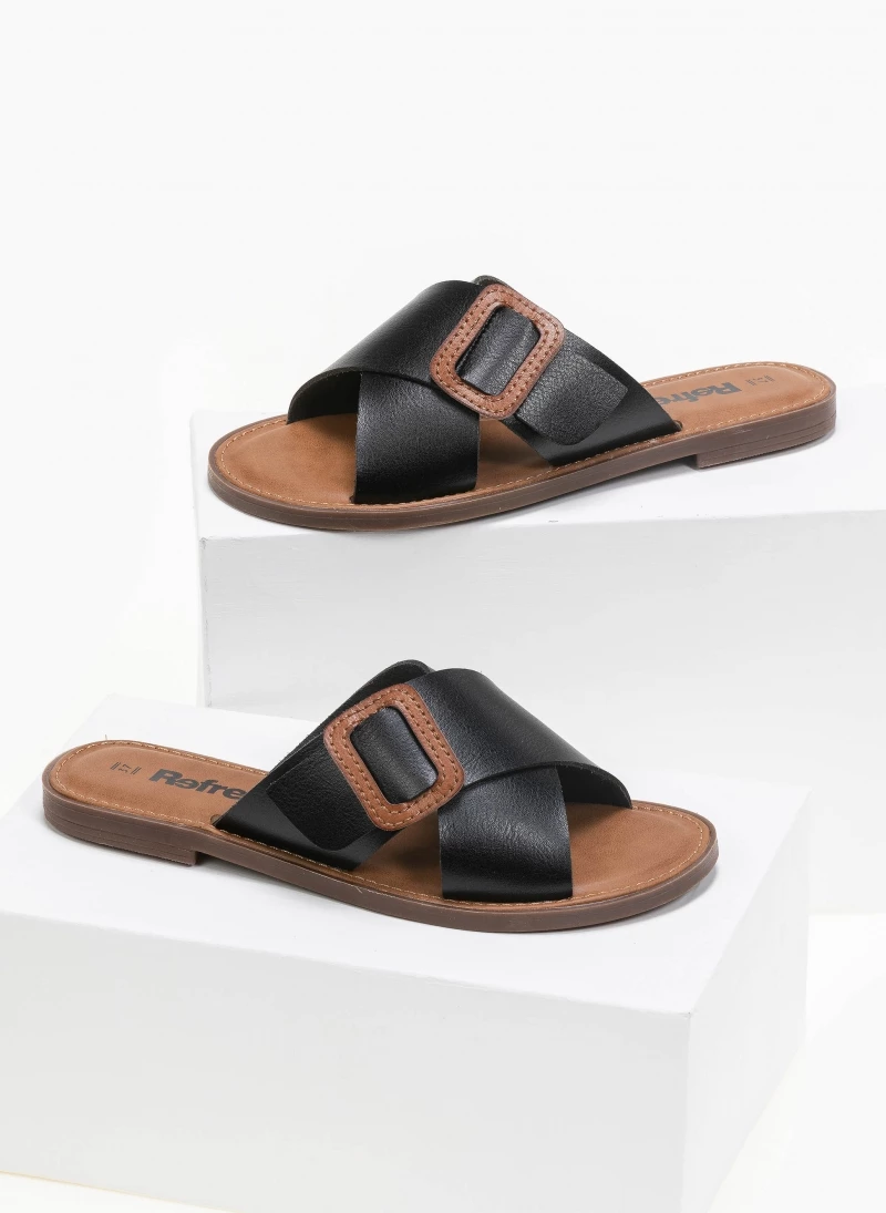 Xti Footwear Σανδάλια φλατ χιαστί Refresh 72656 - Μαύρο 3 Xti Footwear Σανδάλια φλατ χιαστί Refresh 72656 - Μαύρο