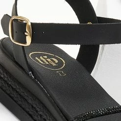 The Fashion Project Flatforms δερμάτινα TFP με Strass χιαστί λουράκια - Μαύρο 8 The Fashion Project Flatforms δερμάτινα TFP με Strass χιαστί λουράκια - Μαύρο -Σανδάλια κατάστημα flatforms dermatina tfp me strass xiasti lourakia 105954 c41b