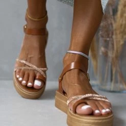 The Fashion Project Flatforms δερμάτινα TFP με Strass χιαστί λουράκια - Ταμπά 11 The Fashion Project Flatforms δερμάτινα TFP με Strass χιαστί λουράκια - Ταμπά -Σανδάλια κατάστημα flatforms dermatina tfp me strass xiasti lourakia 105955 1734