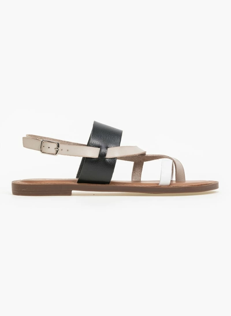 Πέδιλα ίσια με διχρωμία Refresh 72942 - Μαύρο 6 Πέδιλα ίσια με διχρωμία Refresh 72942 - Μαύρο - Image 4