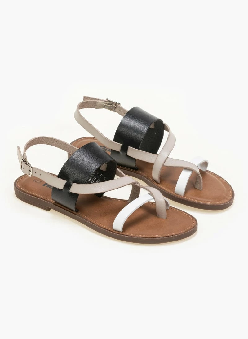 Πέδιλα ίσια με διχρωμία Refresh 72942 - Μαύρο 4 Πέδιλα ίσια με διχρωμία Refresh 72942 - Μαύρο - Image 2