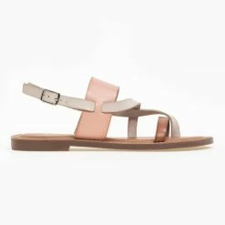 Πέδιλα ίσια με διχρωμία Refresh 72942 - Nude -Σανδάλια κατάστημα isia pedila me dixrwmia refresh 72942 90373 3dye