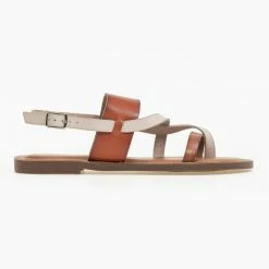 Πέδιλα ίσια με διχρωμία Refresh 72942 - Ταμπά 9 Πέδιλα ίσια με διχρωμία Refresh 72942 - Ταμπά -Σανδάλια κατάστημα isia pedila me dixrwmia refresh 72942 90374 ym8x