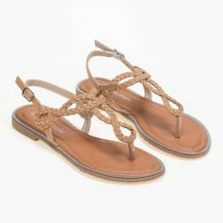 The Fashion Project Πέδιλα ίσια με κοτσιδάκια - Μπεζ 13 The Fashion Project Πέδιλα ίσια με κοτσιδάκια - Μπεζ -Σανδάλια κατάστημα isia pedila me kotsidakia 89922 0f76