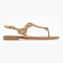 The Fashion Project Πέδιλα ίσια με κοτσιδάκια - Μπεζ 15 The Fashion Project Πέδιλα ίσια με κοτσιδάκια - Μπεζ -Σανδάλια κατάστημα isia pedila me kotsidakia 89922 755r
