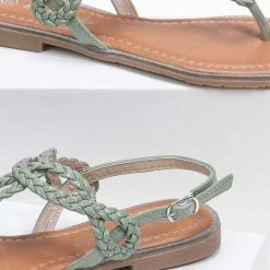 The Fashion Project Πέδιλα ίσια με κοτσιδάκια - Μέντα 8 The Fashion Project Πέδιλα ίσια με κοτσιδάκια - Μέντα -Σανδάλια κατάστημα isia pedila me kotsidakia 89924 0dz6