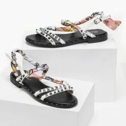 The Fashion Project Σανδάλια ίσια με καρφάκια - Λευκό 8 The Fashion Project Σανδάλια ίσια με καρφάκια - Λευκό -Σανδάλια κατάστημα isia pedila sandalia me karfakia 88793 4pru