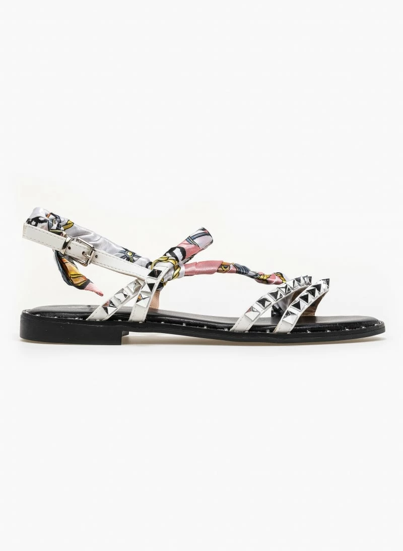 The Fashion Project Σανδάλια ίσια με καρφάκια - Λευκό 6 The Fashion Project Σανδάλια ίσια με καρφάκια - Λευκό - Image 4