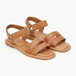 CARMELA Πέδιλα δερμάτινα φλατ με διπλή φάσα 68558 - Κάμελ 14 CARMELA Πέδιλα δερμάτινα φλατ με διπλή φάσα 68558 - Κάμελ -Σανδάλια κατάστημα pedila dermatina flat me dipli fasa 68558 100465 dbxm