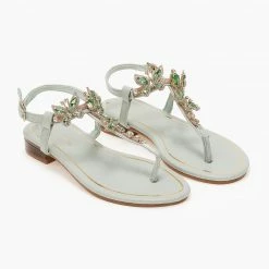 The Fashion Project Πέδιλα φλατ με στρας - Βεραμάν