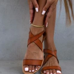 IRIS Πέδιλα ίσια χειροποίητα δερμάτινα - Καφέ 15 IRIS Πέδιλα ίσια χειροποίητα δερμάτινα - Καφέ -Σανδάλια κατάστημα pedila isia xeiropoiita dermatina 90691 8ic4