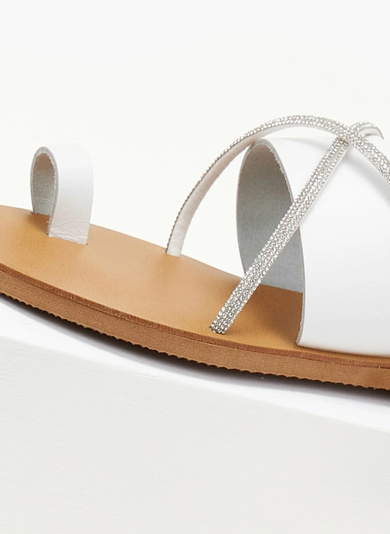 Σανδάλια δερμάτινα ESTIL - Λευκό 5 Σανδάλια δερμάτινα ESTIL - Λευκό - Image 3