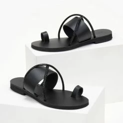 Σανδάλια δερμάτινα ESTIL - Μαύρο 10 Σανδάλια δερμάτινα ESTIL - Μαύρο -Σανδάλια κατάστημα sandalia dermatina estil 106081 r4oj