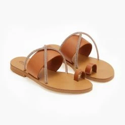 Σανδάλια δερμάτινα ESTIL - Ταμπά 7 Σανδάλια δερμάτινα ESTIL - Ταμπά -Σανδάλια κατάστημα sandalia dermatina estil 106082 islr