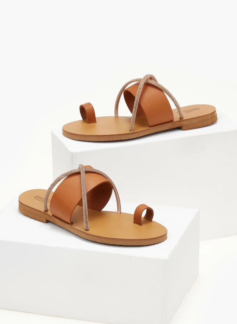 Σανδάλια δερμάτινα ESTIL - Ταμπά 6 Σανδάλια δερμάτινα ESTIL - Ταμπά - Image 4