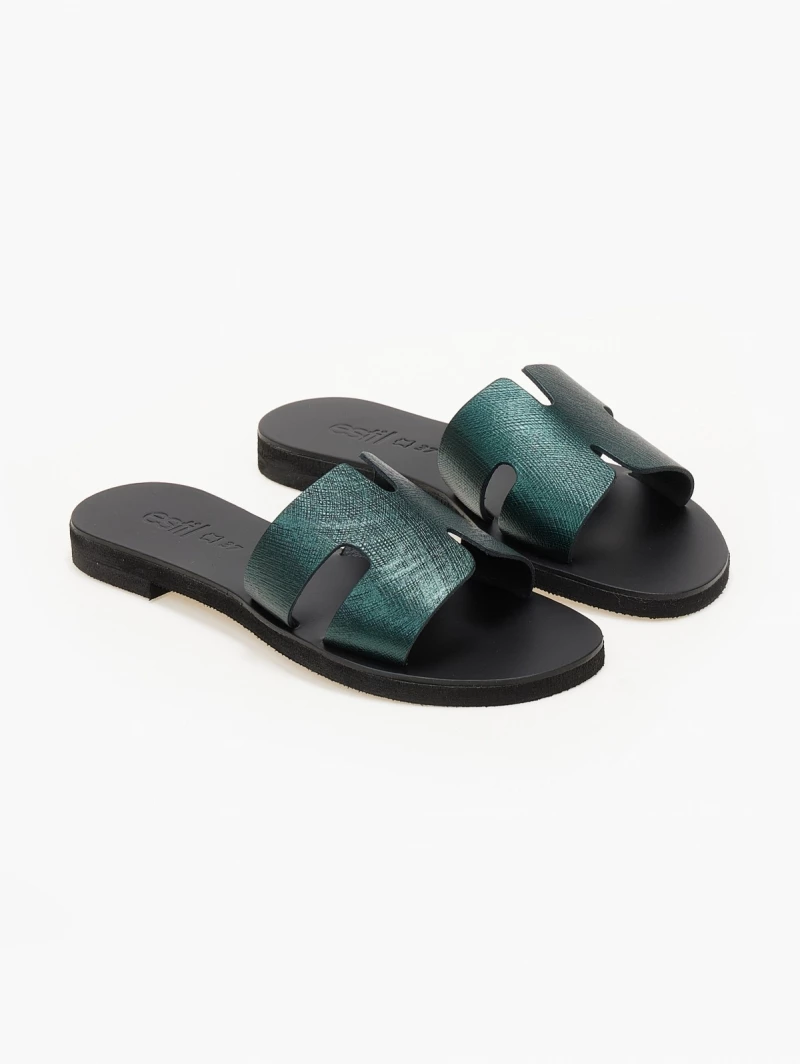 Σανδάλια δερμάτινα ESTIL με ανάγλυφο Pattern - Κυπαρισσί 5 Σανδάλια δερμάτινα ESTIL με ανάγλυφο Pattern - Κυπαρισσί - Image 3