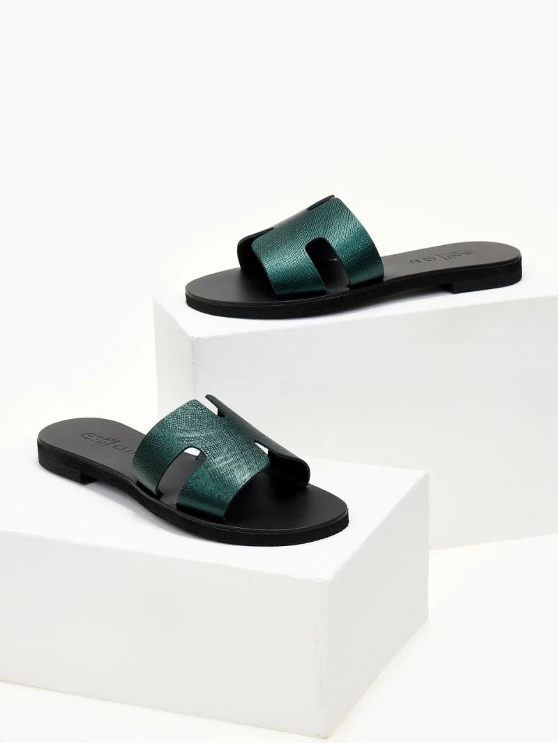 Σανδάλια δερμάτινα ESTIL με ανάγλυφο Pattern - Κυπαρισσί 8 Σανδάλια δερμάτινα ESTIL με ανάγλυφο Pattern - Κυπαρισσί - Image 6