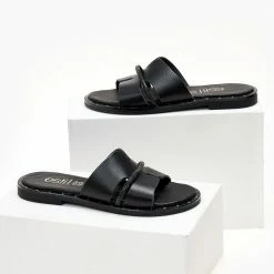 Σανδάλια δερμάτινα ESTIL με ανοίγματα και Strass - Μαύρο 9 Σανδάλια δερμάτινα ESTIL με ανοίγματα και Strass - Μαύρο -Σανδάλια κατάστημα sandalia dermatina estil me anoigmata kai strass 104534 8dkc