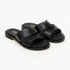 Σανδάλια δερμάτινα ESTIL με ανοίγματα και Strass - Μαύρο 10 Σανδάλια δερμάτινα ESTIL με ανοίγματα και Strass - Μαύρο -Σανδάλια κατάστημα sandalia dermatina estil me anoigmata kai strass 104534 ty0s