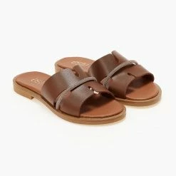 Σανδάλια δερμάτινα ESTIL με ανοίγματα και Strass - Ταμπά 9 Σανδάλια δερμάτινα ESTIL με ανοίγματα και Strass - Ταμπά -Σανδάλια κατάστημα sandalia dermatina estil me anoigmata kai strass 104535 g72k